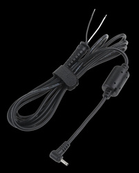 Wtyk kątowy 2,5/0,6 (19V/2,1A) sieciowy z kablem do montażu REBEL