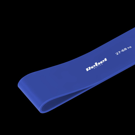 Guma do ćwiczeń TPE - Power Band PT-6, niebieska 27-68 kg REBEL ACTIVE