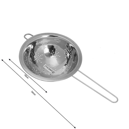 Cedzak, durszlak stal Ø18cm Kinghof KH-1233
