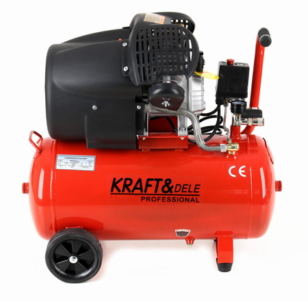KOMPRESOR OLEJOWY SPRĘŻARKA 50L KD1484 - KRAFT&DELE