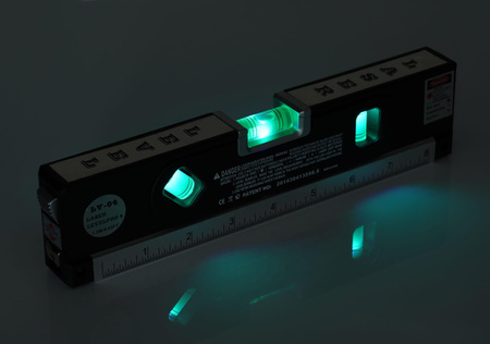 Poziomica laserowa z miarą 150cm KD10438 - KRAFT&DELE