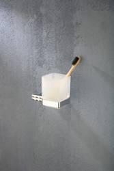 Uchwyt ze szklanką PANAMA PAN-86050 Art Platino