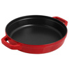 Zestaw 2 naczyń żeliwnych z pokrywką STAUB 40508-384-0 - czerwony 24 cm