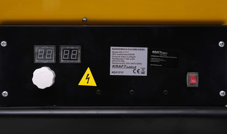 Nagrzewnica olejowa + termostat 65kW KD11717 - KRAFT&DELE