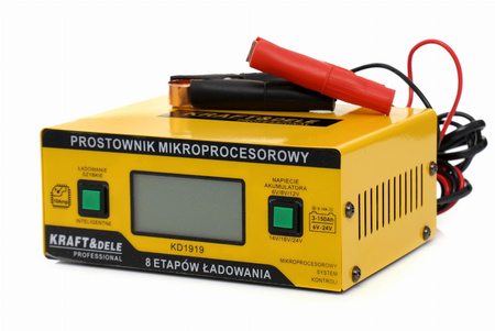 PROSTOWNIK MIKROPROCESOROWY 10AMP 6/8/12/14/16/24 V - KRAFT&DELE