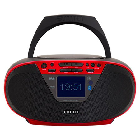 Boombox AIWA BBTU-500 DAB+/FM czerwony (8435256898477) - AIWA