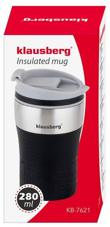 Kubek termiczny, szary, 280ml Klausberg KB-7622