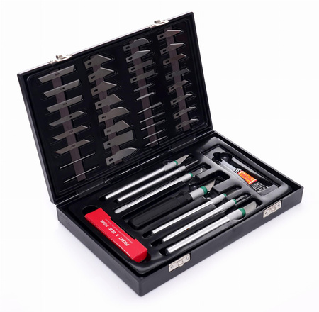 Zestaw nożyków modelarskich 56szt. KD10595 - KRAFT&DELE