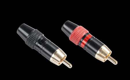 Wtyk RCA metalowy HD-290