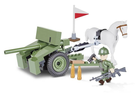 Klocki Small Army Bofors 37 mm wz.36 - szwedzka armata przeciwpancerna