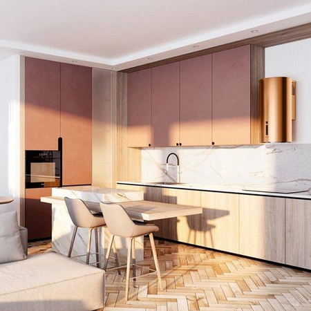 Okap kuchenny Heweno 39.3 Miedź MAT GLOBALO