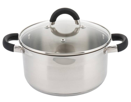 Garnek stal Ø20cm 3l Kinghof KH-4344