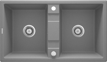 Zlewozmywak granitowy 2-komorowy (ZQE S203) - Deante
