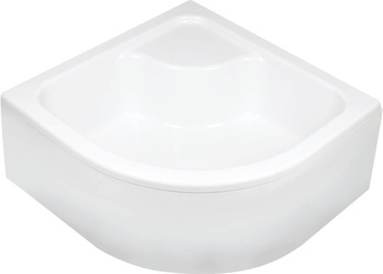 Brodzik akrylowy półokrągły 80x80 cm - głęboki (KTD 042B) - Deante