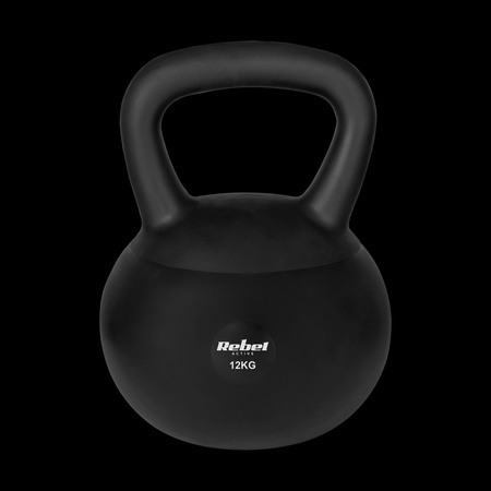 Soft Kettlebell miękki winylowy 12kg REBEL ACTIVE