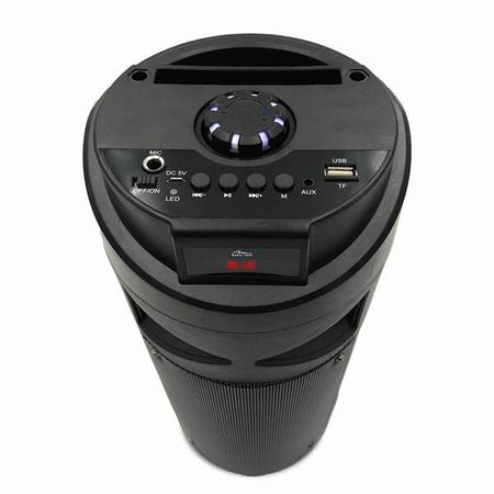 PARTYBOX KEG BT - Kompaktowy głośnik Bluetooth 4.2+EDR, karaoke. RMS 30W, PMPO750W, FM, wyśiwietlacz led, podstawka pod smartfona, akumulator litowo-jonowy