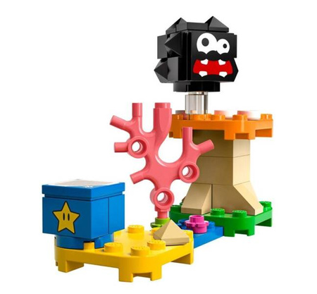 Klocki Super Mario 30389 Fuzzy i platforma z grzybem