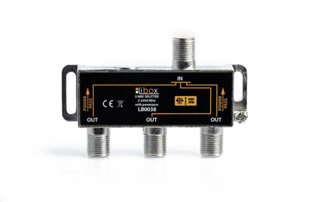 Rozgałęziacz sygnału/ Spliter 3 WAYS Power Pass LB0038 LIBOX
