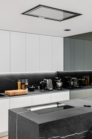 Okap sufitowy SU Light Inox/Biały CDS9001IB Ciarko Design