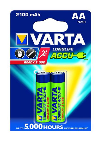 Akumulator VARTA 2100mAh Longlife bl/2