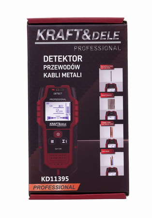 WYKRYWACZ PRZEWODÓW/KABLI/RUR W ŚCIANIE KD11395 - KRAFT&DELE