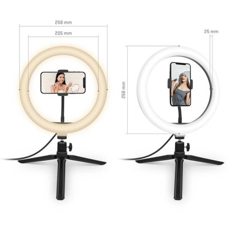 Uchwyt telefonu YSM 710 Uchwyt LED Ring 10''YENKEE