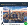 Puzzle 1500 elementów UFT Widok miasta Manhattan, New York, USA