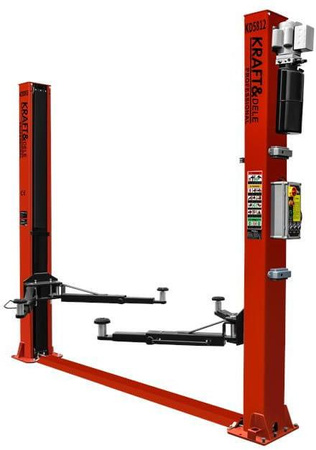 PODNOŚNIK SAMOCHODOWY KOLUMNOWY HYDRAULICZNY AUTOMATYCZNY KD5812 - KRAFT&DELE