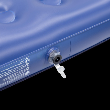 Materac dmuchany jednoosobowy do spania + pompka , 186 x 76 x 22 cm