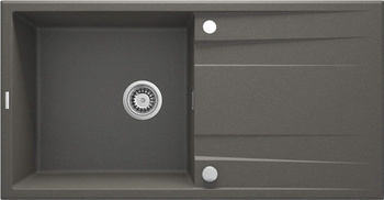 Zlewozmywak granitowy 1-komorowy z ociekaczem (ZQE T713) - Deante