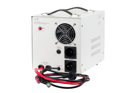 Zasilacz awaryjny KEMOT PROsinus-2000/24 przetwornica z czystym przebiegiem sinusoidalnym i funkcją ładowania 24V 230V 2000VA/1400W