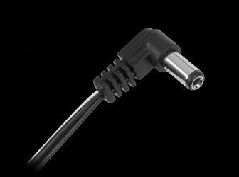 Złącze kabel wtyk kątowy 2,1x5,5mm