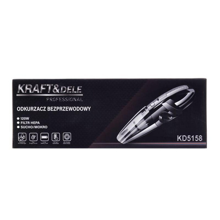 ODKURZACZ BEZPRZEWODOWY SUCHO/MOKRO KD5158 - KRAFT&DELE