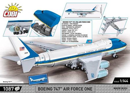 Klocki Boeing 747 Air Force One