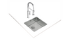 Zlewozmywak BE LINEA RS15 45.40 31 W/OVF SP TEKA