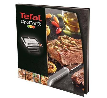 Grill Tefal GC712D ( składany ; 2000W ; kolor srebrny )