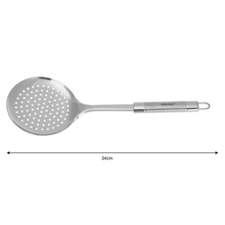 Łyżka cedzakowa, stal 34cm Kingho KH-3392
