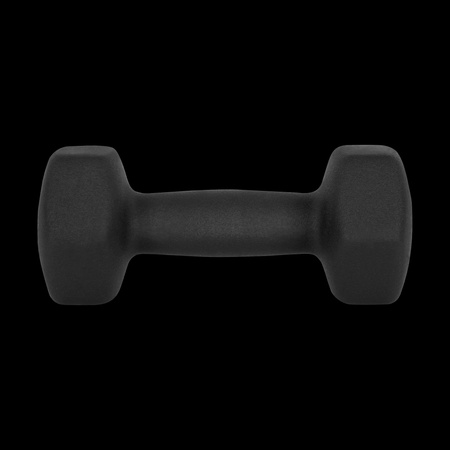 Hantelki żeliwne neoprenowe HEX 2x5kg, REBEL ACTIVE