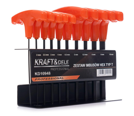 Zestaw 10 imbusów na stojaku KD10948 - KRAFT&DELE