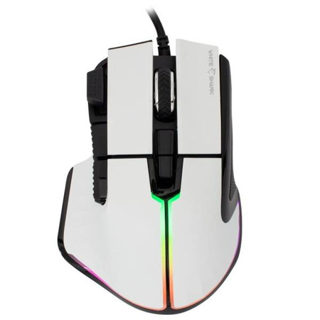 WhiteShark Mysz MARROK biała (GAMYWHI00015N0) - WhiteShark