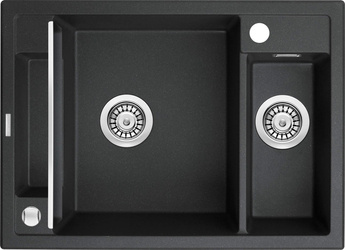 Zlewozmywak granitowy magnetyczny 1.5-komorowy (ZRM G503) - Deante