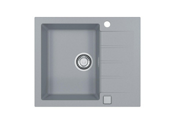 CADIT 10 kol. 81 BETON (590x500) zlew Granital 1 kom. z syfonem POP-UP 3 1/2" ALVEUS (1132020)
