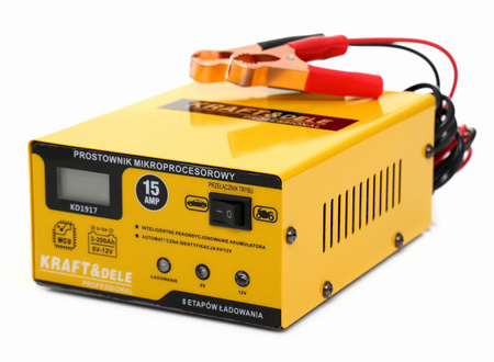 PROSTOWNIK MIKROPROCESOROWY 15AMP 6/12V - KRAFT&DELE