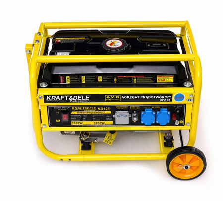 Agregat prądotwórczy 3800W 12/230V KD125 - KRAFT&DELE
