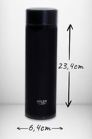 AD 4506 black Termos LED 473ml czarny