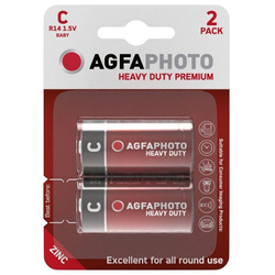 Bateria AgfaPhoto Heavy Duty R14 bl./2szt cynkowa