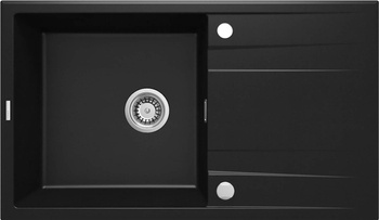 Zlewozmywak granitowy 1-komorowy z ociekaczem (ZQE N113) - Deante