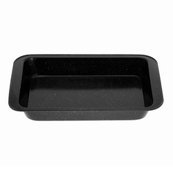 Forma, blacha do pieczenia, czarny marmurek 37x25x5cm Kinghoff KH-1550