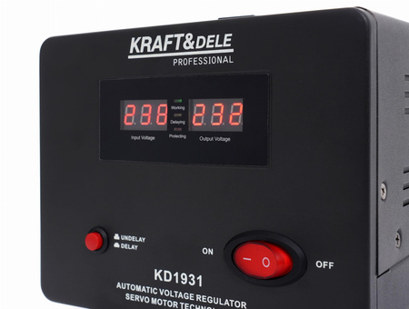 Stabilizator napięcia AVR 1000VA 230V KD1931 - KRAFT&DELE