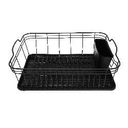 Suszarka do naczyń, stal-plastik, czarny Kinghof KH-1354